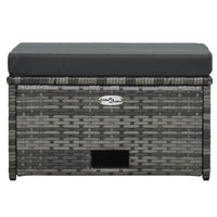 Thumbnail for 4-tlg. Garten-Lounge-Set mit Auflagen Poly Rattan Grau