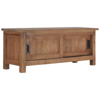 Thumbnail for TV-Schrank 90×30×35 cm Massivholz Teak