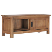 Thumbnail for TV-Schrank 90×30×35 cm Massivholz Teak