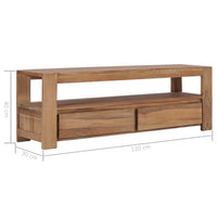Thumbnail for TV-Schrank 120 x 30 x 40 cm Massivholz Teak
