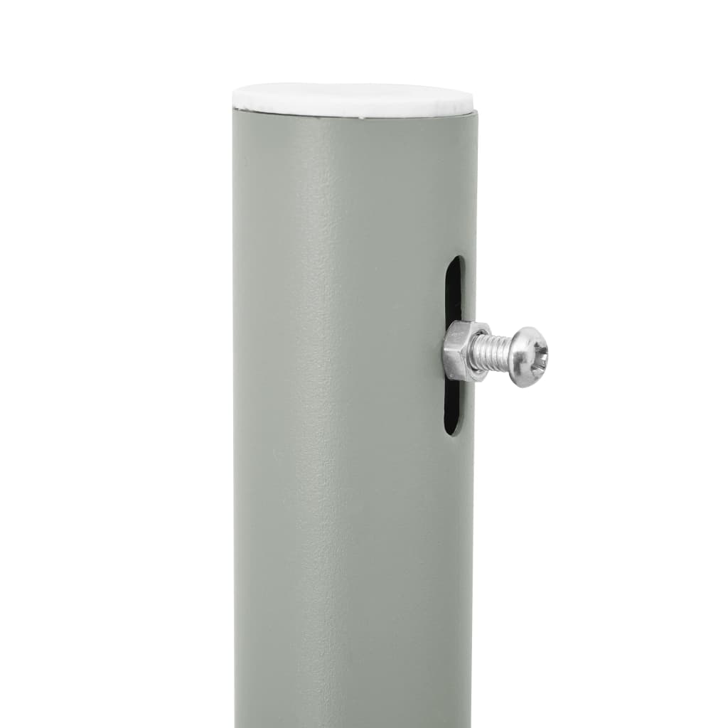 Ausziehbare Seitenmarkise 100×500 cm Schwarz