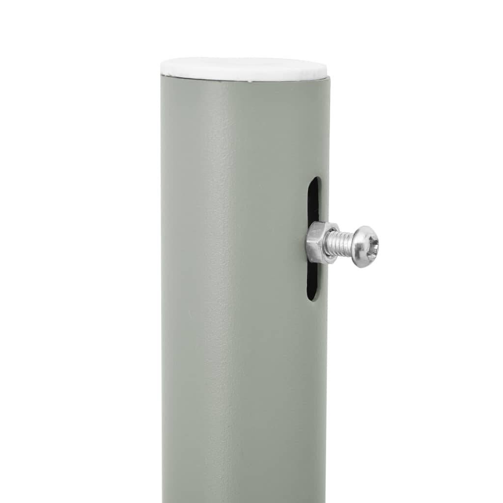 Ausziehbare Seitenmarkise 100×500 cm Creme