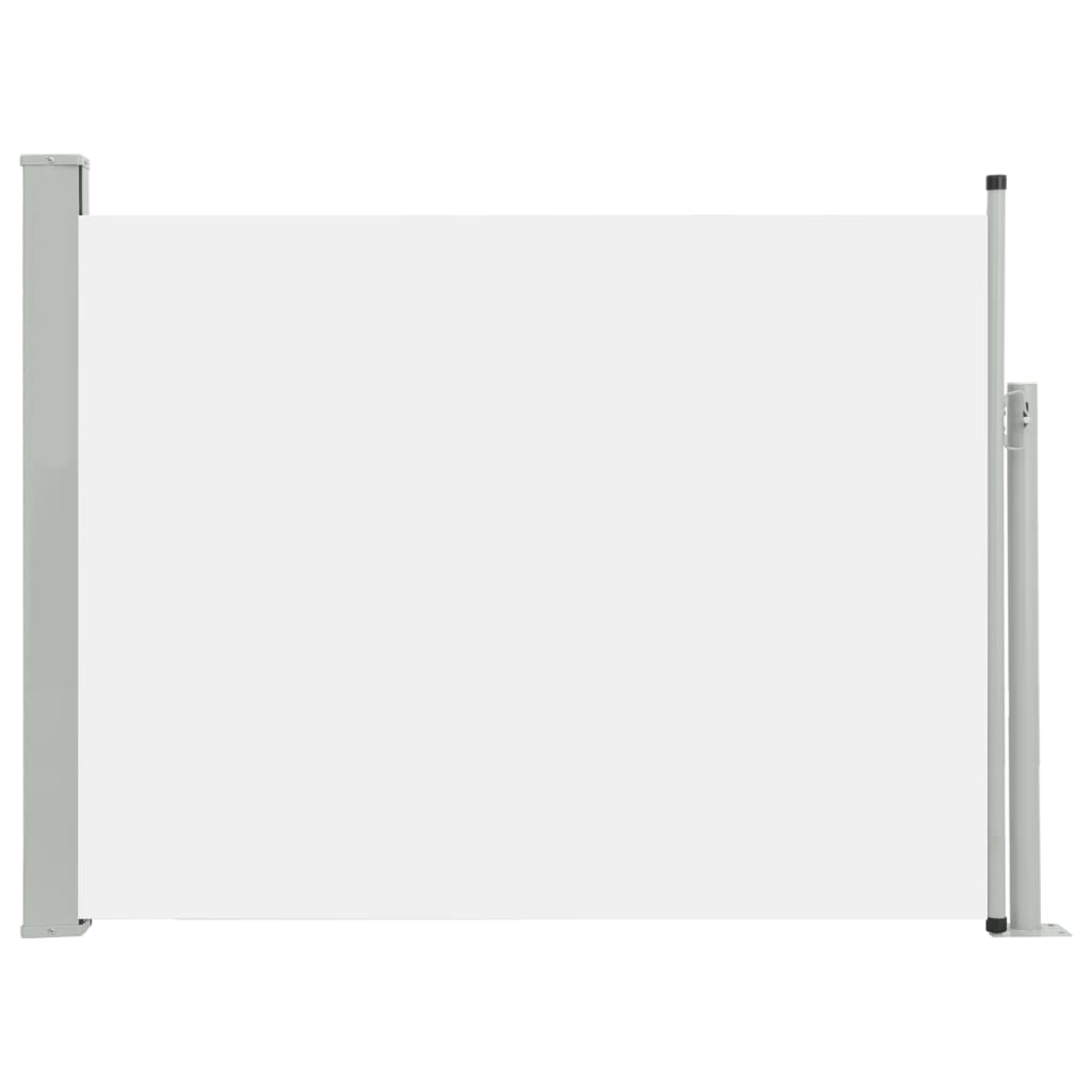 Ausziehbare Seitenmarkise 140×500 cm Creme