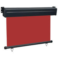 Thumbnail for Balkon-Seitenmarkise 80 × 250 cm Rot