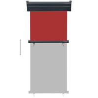 Thumbnail for Balkon-Seitenmarkise 80 × 250 cm Rot