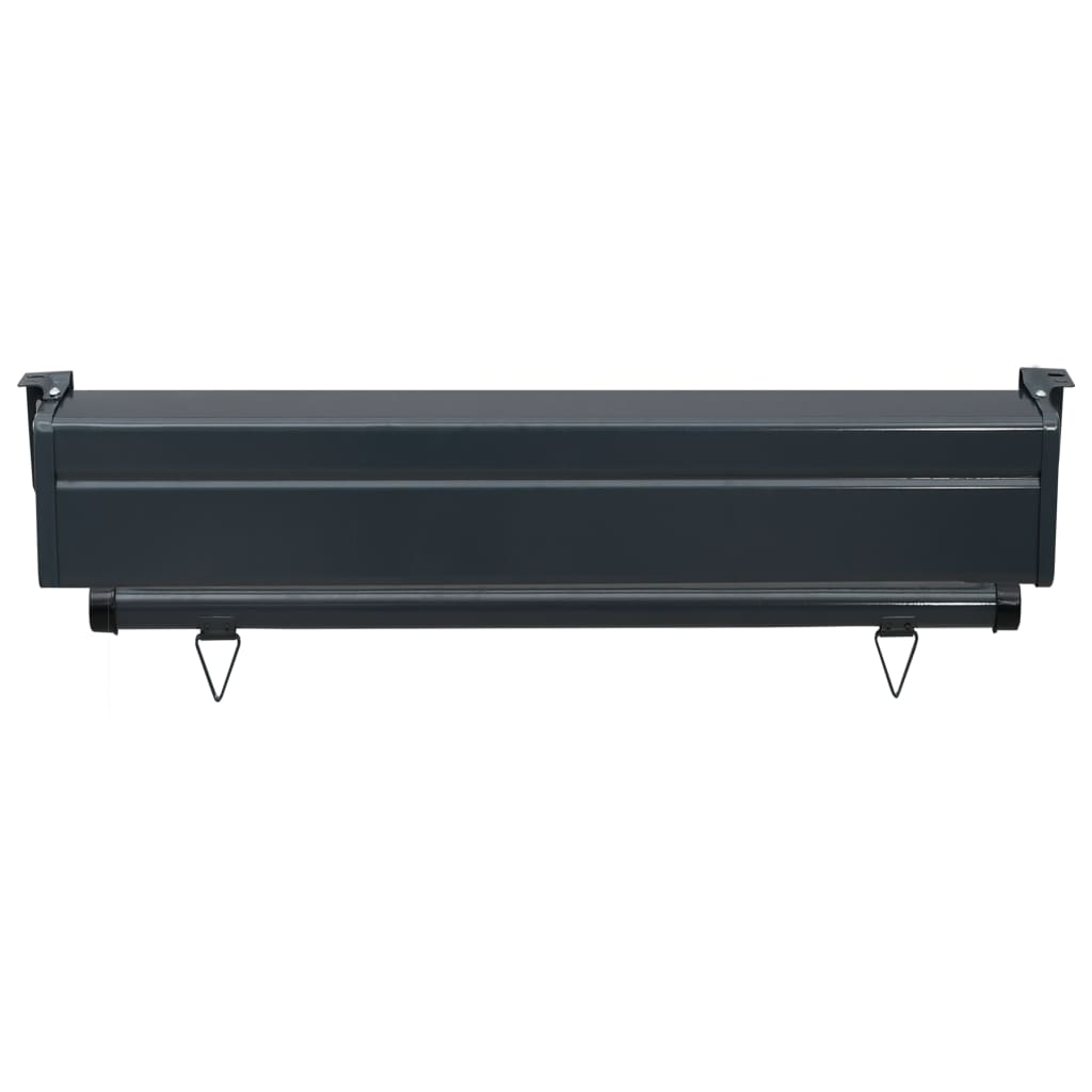 Balkon-Seitenmarkise 80 × 250 cm Rot