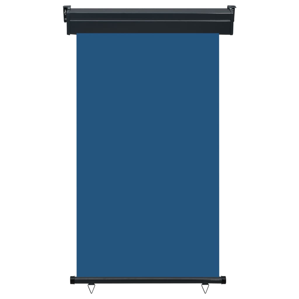 Balkon-Seitenmarkise 100 × 250 cm Blau