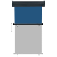 Thumbnail for Balkon-Seitenmarkise 100 × 250 cm Blau