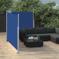 Thumbnail for Ausziehbare Seitenmarkise Blau 120 x 600 cm