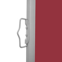 Thumbnail for Ausziehbare Seitenmarkise Rot 120 x 600 cm