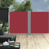 Thumbnail for Ausziehbare Seitenmarkise Rot 160 x 600 cm