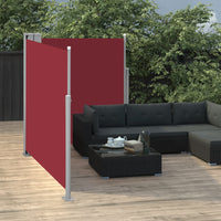 Thumbnail for Ausziehbare Seitenmarkise 170 x 600 cm Rot