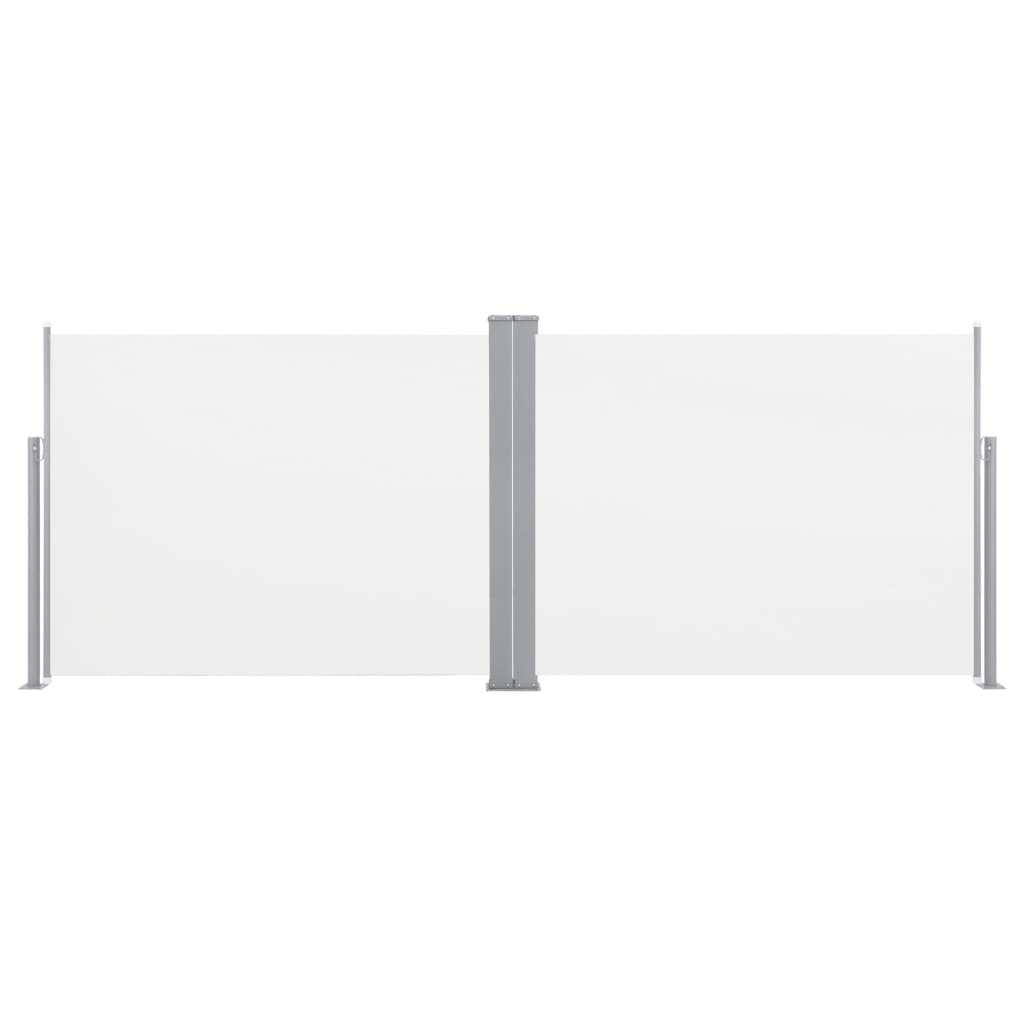 Ausziehbare Seitenmarkise Creme 140 x 1000 cm