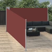 Thumbnail for Ausziehbare Seitenmarkise Braun 140 x 1000 cm