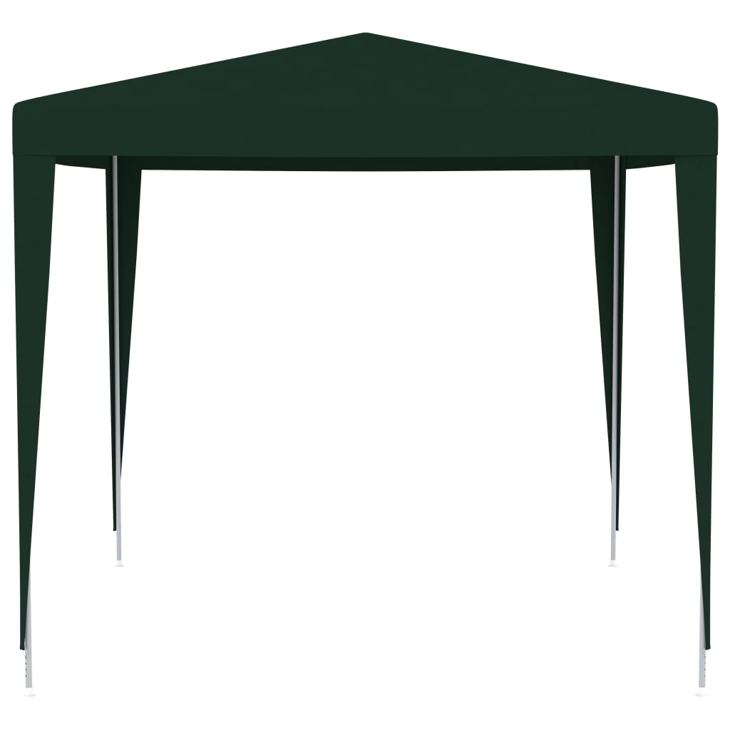 Profi-Partyzelt 2,5×2,5 m Grün 90 g/m²