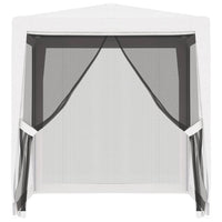 Thumbnail for Partyzelt mit 4 Netz-Seitenwänden 2 x 2 m Weiß
