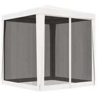 Thumbnail for Partyzelt mit 4 Netz-Seitenwänden 2 x 2 m Weiß