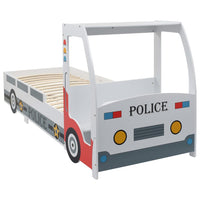 Thumbnail for Polizeiauto-Kinderbett mit Matratze 90x200 cm 7 Zone H2 H3