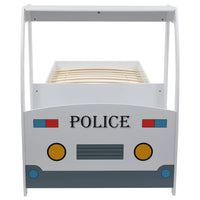 Thumbnail for Polizeiauto-Kinderbett mit Matratze 90x200 cm 7 Zone H3