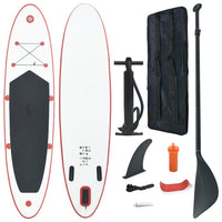 Thumbnail for Stand Up Paddle Surfboard SUP Aufblasbar Rot und Weiß