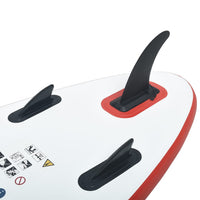 Thumbnail for Stand Up Paddle Surfboard SUP Aufblasbar Rot und Weiß