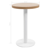 Thumbnail for Bistrotisch Hellbraun 50 cm MDF