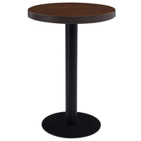 Thumbnail for Bistrotisch Dunkelbraun 60 cm MDF