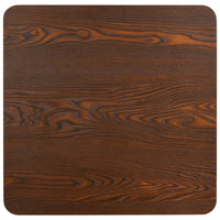 Thumbnail for Bistrotisch Dunkelbraun 80x80 cm MDF