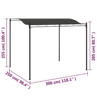 Thumbnail for Pavillon 3×2,5 m Anthrazit