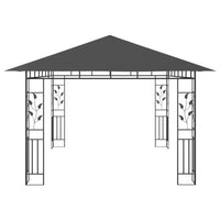 Thumbnail for Pavillon mit Moskitonetz 4x3x2,73 m Anthrazit 180 g/m²