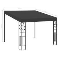 Thumbnail for Wand-Pavillon 3x3x2,5 m Anthrazit