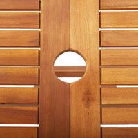 Thumbnail for Klappbarer Gartentisch 135 x 85 x 75 cm Massivholz Akazie