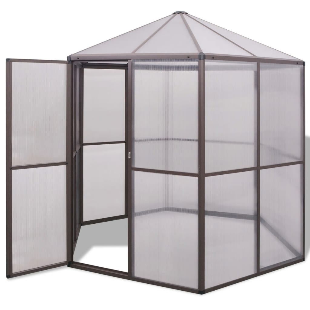 Gewächshaus Aluminium  240×211×232 cm