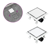 Thumbnail for Duschablauf 2-in-1 Flacher und Flieseneinsatz-Deckel 15×15 cm