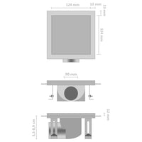 Thumbnail for Duschablauf 2-in-1 Flacher und Flieseneinsatz-Deckel 15×15 cm