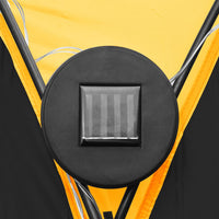 Thumbnail for Partyzelt mit LED und 4 Seitenwänden 3,6 x 3,6 x 2,3 m Gelb