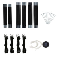 Thumbnail for Partyzelt mit LED und 4 Seitenwänden 3,6 x 3,6 x 2,3 m Gelb