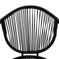 Thumbnail for 3-tlg. Bistro-Set PVC Rattan Schwarz