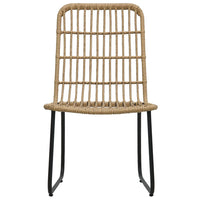 Thumbnail for 3-tlg. Bistro-Set Poly Rattan Eiche