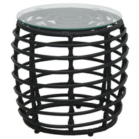 Thumbnail for 3-tlg. Bistro-Set Poly Rattan Schwarz