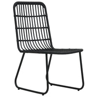 Thumbnail for 3-tlg. Bistro-Set Poly Rattan Schwarz