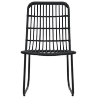 Thumbnail for 3-tlg. Bistro-Set Poly Rattan Schwarz