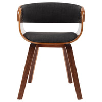 Thumbnail for Esszimmerstühle 4 Stk. Grau Bugholz und Stoff