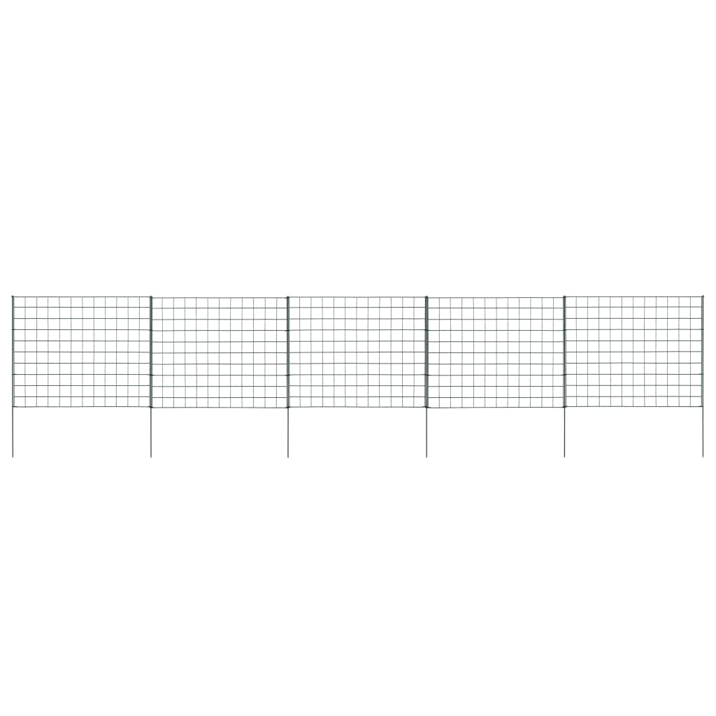 Teichzaun-Set 77,5 x 64 cm Grün