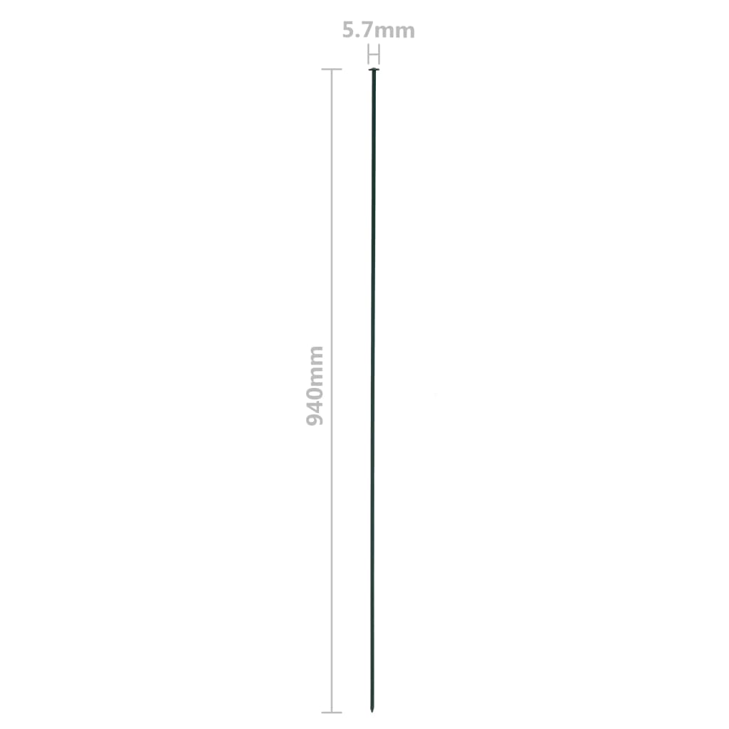 Teichzaun-Set 77,5 x 64 cm Grün