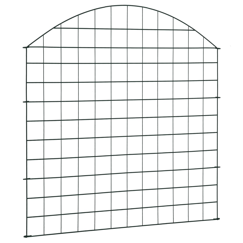 Teichzaun-Set Oberbogen 77,5 x 78,5 cm Grün