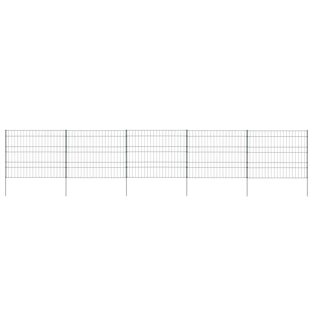 Teichzaun-Set 99,6 x 79,8 Grün