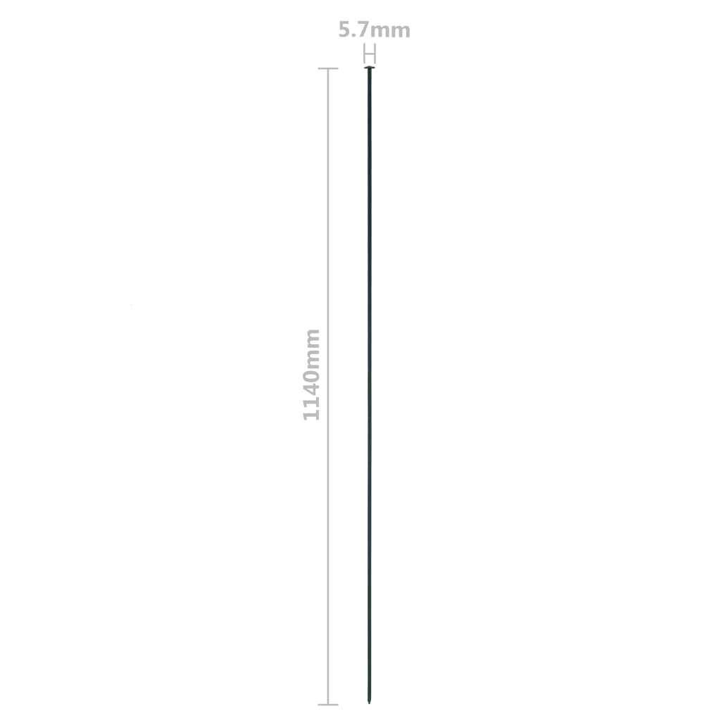 Teichzaun-Set 99,6 x 79,8 Grün