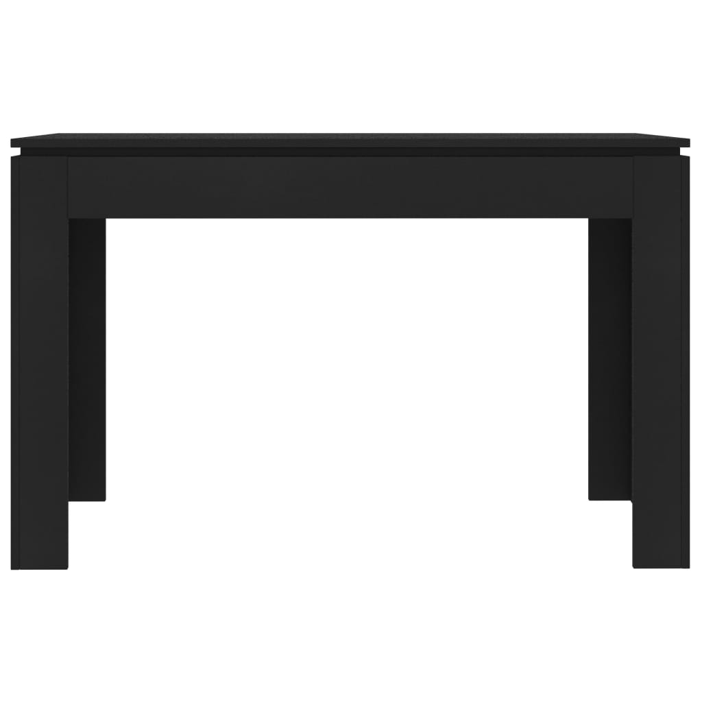Esstisch Schwarz 120x60x76 cm Holzwerkstoff