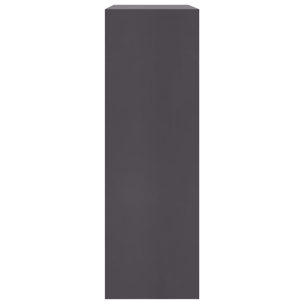 Bücherregal Grau 60x24x74,5 cm Holzwerkstoff